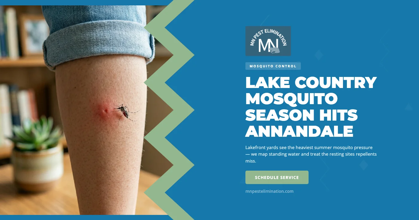 Mosquito Control in Annandale, MN Lakefront Yards