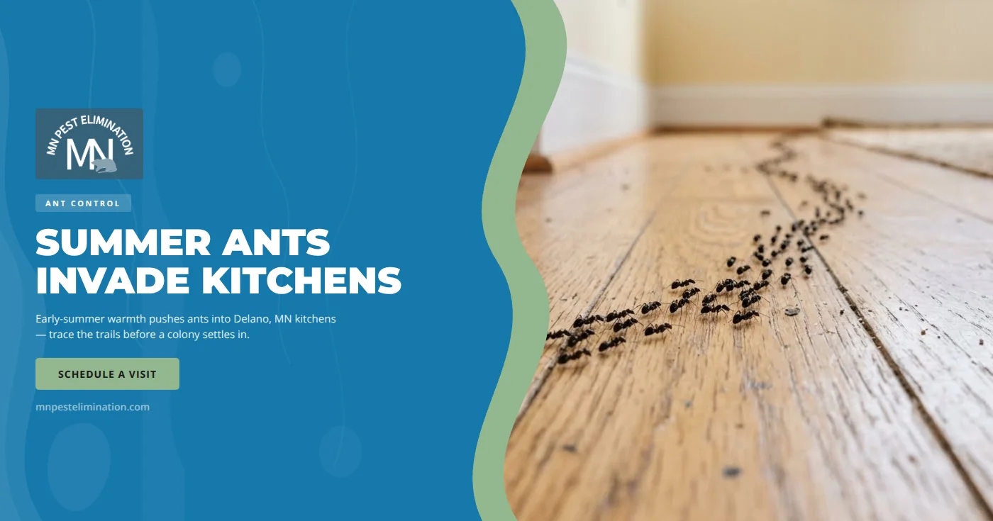 Summer Ant Invasions in Delano, MN